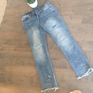 Free People mid rise jeans size 26